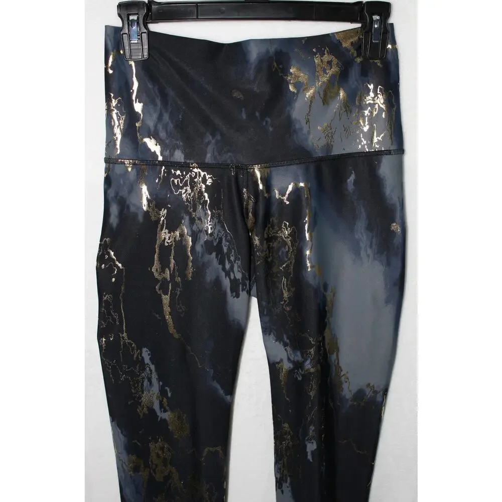 Old Navy Extra High-Rise Powersoft Go Dry Leggings in Marble Pattern, Size M